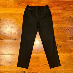 LAUREN‎ Ralph Lauren Black Chinos Wool Blend Classic Tailored Design. Size 4